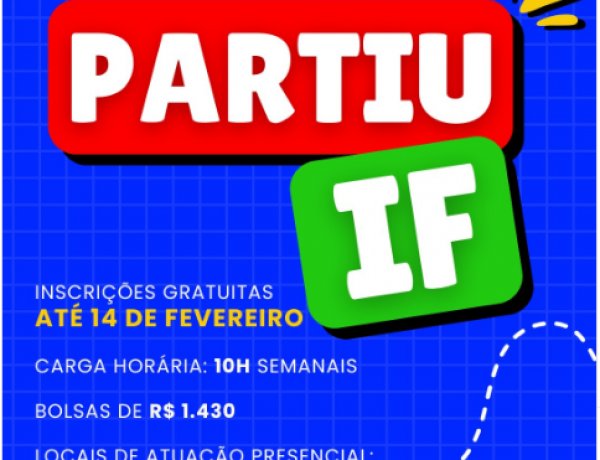 PARTIU IF - INSTITUTO FEDERAL DO RIO DE JANEIRO