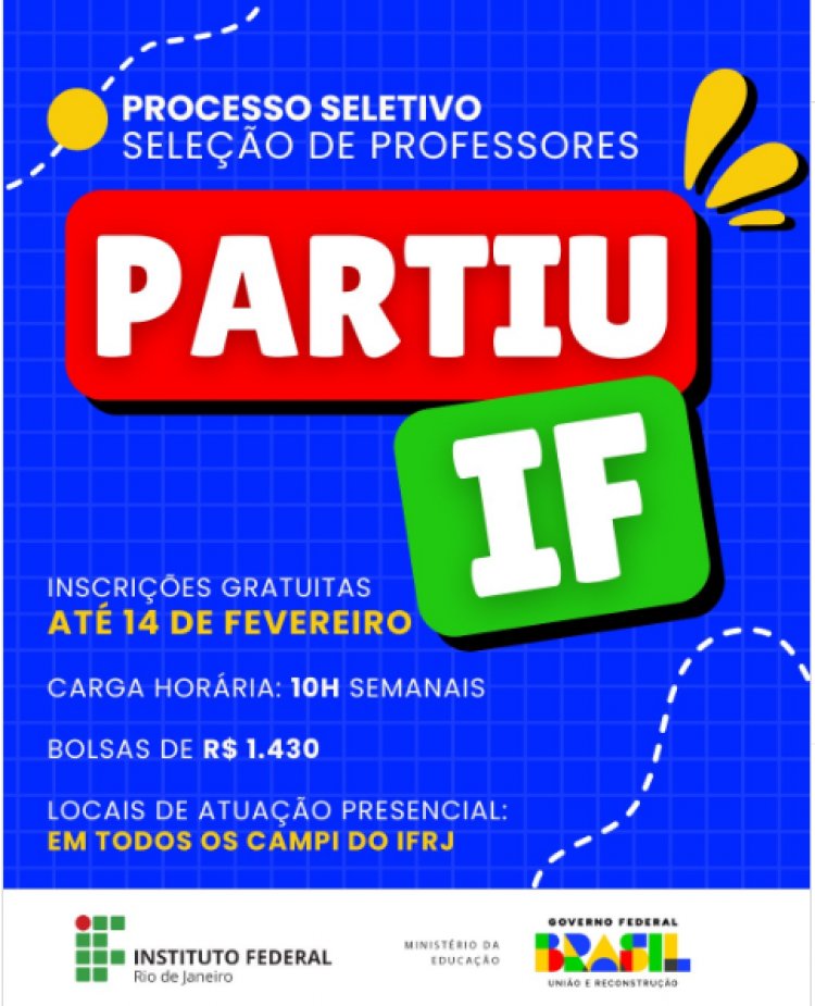 PARTIU IF - INSTITUTO FEDERAL DO RIO DE JANEIRO